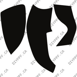 Mirror, Right 2003-2013 Lamborghini Gallardo Spyder 13-03 2D Conv PPF