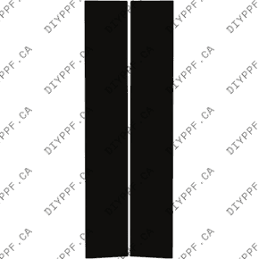 Door Panels Front, L&R 2024-2024 Tesla Cybertruck 24-24 Crew P/U PPF