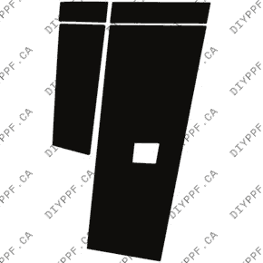 Door, B Pillar Left 2024-2024 Tesla Cybertruck 24-24 Crew P/U PPF