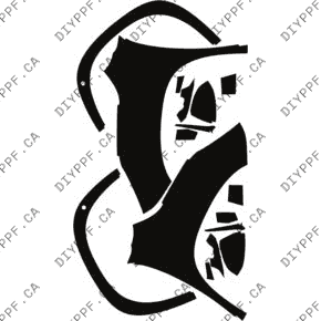 Fenders/Mirrors Full, Left & Right w/ 2 Sensors 2024-2024 Lexus TX 350/350 Premium/Luxury 24-24 4D SUV PPF