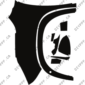 Fender/Mirror, Left Full w/ 1 Sensor 2024-2024 Lexus TX 350/350 Premium/Luxury 24-24 4D SUV PPF