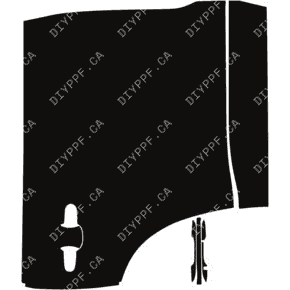 Door, Full Rear Right 2024-2024 Lexus TX 350/350 Premium/Luxury 24-24 4D SUV PPF