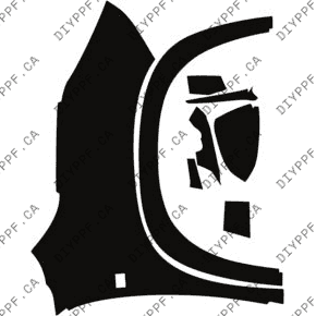 Fender/Mirror w/ Badge, Right Full 2024-2024 Lexus TX 500H F Sport Performance Premium/Luxury 24-24 4D SUV PPF