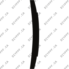 Bumper, Back 2025-2025 Buick Enclave Sport Touring/Avenir 25-25 4D SUV PPF