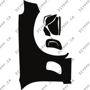 Fenders/Mirrors Full, Right 1993-1995 Mazda RX-7 95-93 2D Cpe PPF