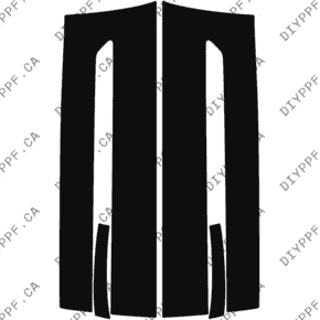 Door Panels Rear, L&R 2021-2024 GMC Yukon SLE/SLT 24-21 4D SUV PPF