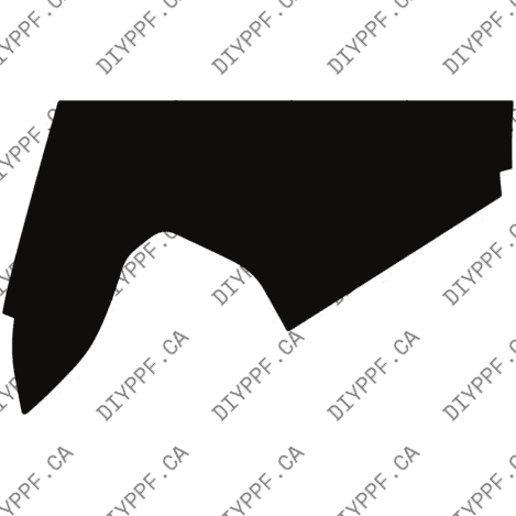 Fender, Left, Wrapped 2021-2024 GMC Yukon SLE/SLT 24-21 4D SUV PPF