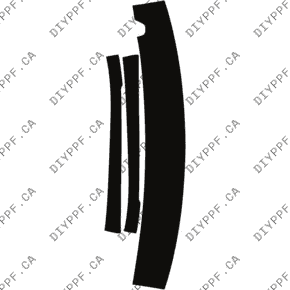 Roof & A Pillar, Antenna 2021-2024 GMC Yukon XL SLE/SLT 24-21 4D SUV PPF