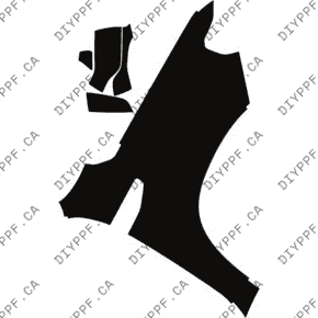 Fenders/Mirrors Full, Right 2021-2024 GMC Yukon XL SLE/SLT 24-21 4D SUV PPF