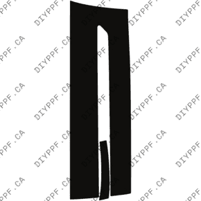 Door, Rear Panel Left 2021-2024 GMC Yukon XL SLE/SLT 24-21 4D SUV PPF