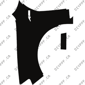 Fender, Left Full w/ Blade Accent Trim 2024-2025 Acura TLX A-Spec 25-24 4D Sdn PPF