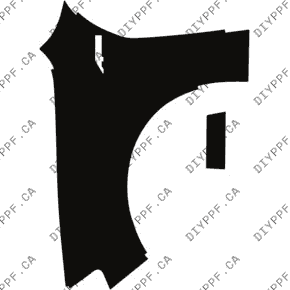 Fender, Left Full w/ Underbody Spoiler 2024-2025 Acura TLX A-Spec 25-24 4D Sdn PPF