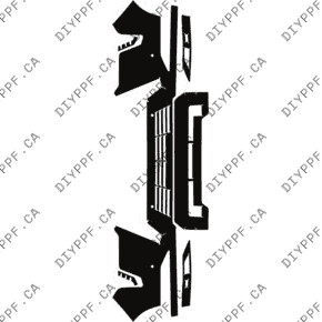 Front Bumper, w/ 4 Sensors 2024-2024 Lexus GX 550 Overtrail/Overtrail+ 24-24 4D SUV PPF