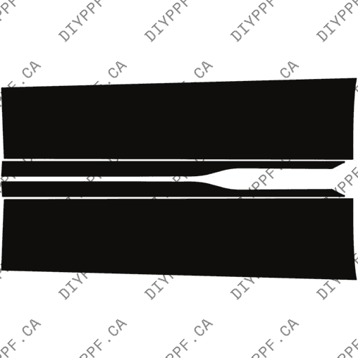 Door Panels Rear, L&R 2023-2024 Cadillac Lyriq 24-23 4D SUV PPF