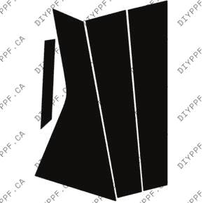 Door, B Pillar Left 2023-2024 Cadillac Lyriq 24-23 4D SUV PPF