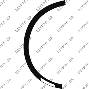 Wheel, Flare Front, Full Left 2023-2024 Cadillac Lyriq 24-23 4D SUV PPF