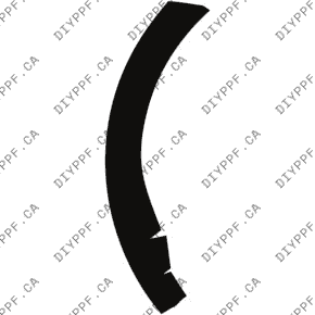 Wheel, Rear Flare, Full Right 2023-2024 Cadillac Lyriq 24-23 4D SUV PPF