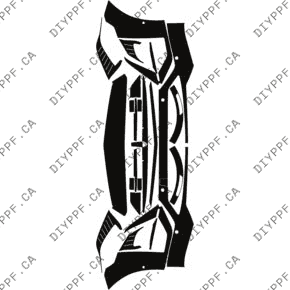 Front Bumper, w/ 6 Sensors 2023-2024 Cadillac Lyriq 24-23 4D SUV PPF