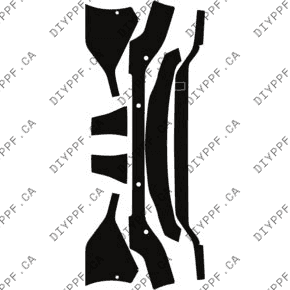 Bumper, Back Full w/ 6 sensors 2023-2024 Cadillac Lyriq 24-23 4D SUV PPF