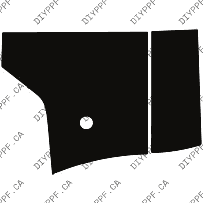 Wheel, Rear Splash, Left, Sensors 2022-2024 Audi e-tron GT/RS e-tron GT 24-22 4D Sdn PPF