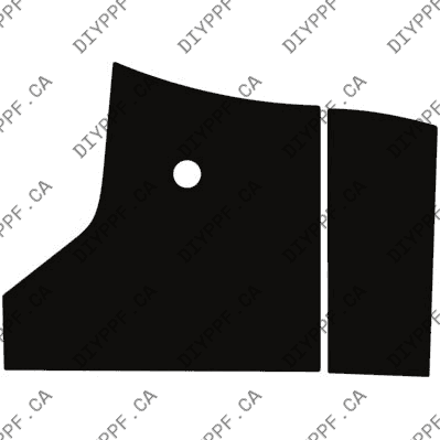 Wheel, Rear Splash, Right, Sensors 2022-2024 Audi e-tron GT/RS e-tron GT 24-22 4D Sdn PPF