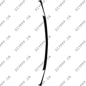 Bumper, Bottom 2022-2024 Buick Enclave 24-22 4D SUV PPF