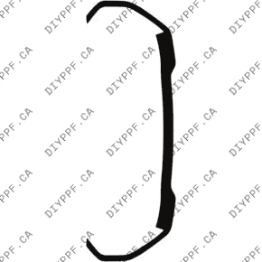 Grille, Bottom 2022-2024 GMC Terrain SLE/SLT/AT4 24-22 4D SUV PPF