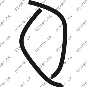 Wheel Lip Front, L&R 2002-2009 GMC Envoy 09-02 4D SUV PPF