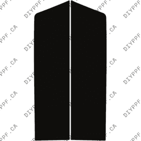 Door Panels Rear, L&R 2021-2024 Jeep Grand Cherokee L Laredo/Altitude/Limited 24-21 4D SUV PPF