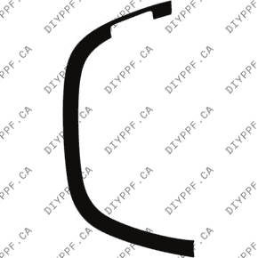 Wheel, Flare Front, Full Right 2022-2024 Jeep Grand Wagoneer 24-22 4D SUV PPF