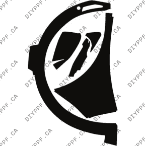 Fender/Mirror, Right Full w/ 1 Sensor 2022-2024 KIA EV6 GT-Line 24-22 4D SUV PPF