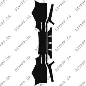 Bumper, Back Full 2021-2024 Mercedes-Benz S 500/S 580 w/ AMG Line 24-21 4D Sdn PPF