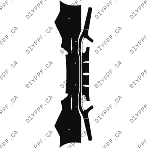 Bumper, Back Full w/ 6 sensors 2021-2024 Mercedes-Benz S 500/S 580 w/ AMG Line 24-21 4D Sdn PPF