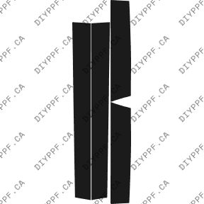 Door Panels, L&R 2003-2004 Isuzu Axiom 04-03 4D SUV PPF