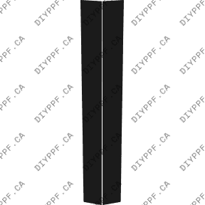 Door Panels Front, L&R 2003-2004 Isuzu Axiom 04-03 4D SUV PPF