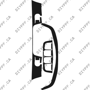 Front Bumper 2003-2004 Isuzu Rodeo 04-03 4D SUV PPF