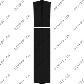 Door Panels, L&R 2003-2004 Isuzu Rodeo 04-03 4D SUV PPF