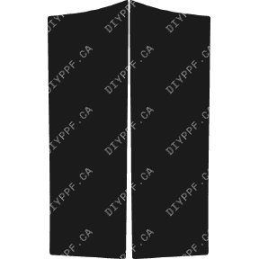 Door Panels Rear, L&R 2003-2004 Isuzu Rodeo 04-03 4D SUV PPF