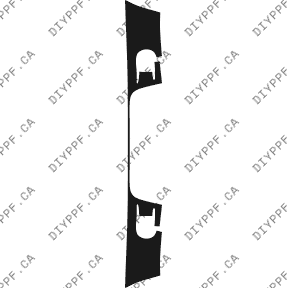 Bumper, Middle 2003-2004 Isuzu Rodeo 04-03 4D SUV PPF