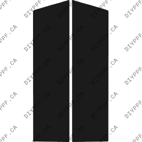 Door Panels Rear, L&R 2003-2003 Isuzu Trooper 03-03 4D SUV PPF