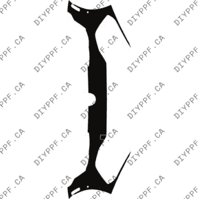 Bumper, w/ 2 Sensors 2022-2024 Volkswagen Golf GTI Autobahn 24-22 4D HB PPF