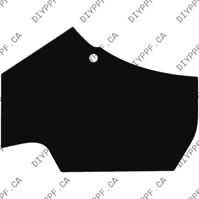 Wheel, Rear Splash, Right, Sensors 2022-2024 Volkswagen Golf GTI Autobahn 24-22 4D HB PPF