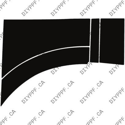 Wheel, Front Splash Left 2022-2025 Genesis GV70 2.5T Standard/Select/Advanced 25-22 4D SUV PPF