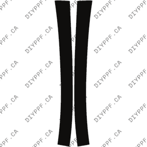 Chevrolet Equinox LS/LT/RS/Premier (2022–2024) A-Pillar Paint Protection Film (PPF) Kit – 4-Door SUV