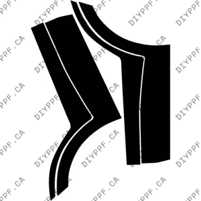 Door Panels Rear, L&R 2024-2025 Buick Envista Sport Touring/Avenir 25-24 4D SUV PPF