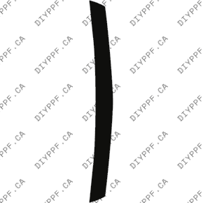 Bumper, Back 2020-2025 Cadillac XT6 Luxury/Premium Luxury 25-20 4D SUV PPF