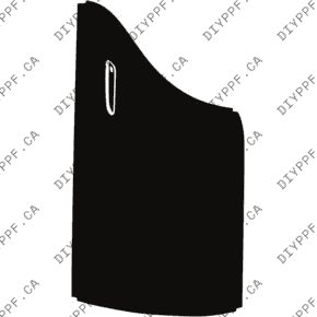 Door, Full Rear Left 2021-2024 Mercedes-Benz S 550/S 580 24-21 4D Sdn PPF