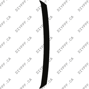 Grille, Top 2022-2024 Volkswagen Jetta GLI 24-22 4D Sdn PPF