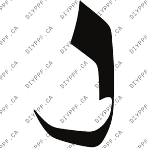 Bumper, Middle Right 2022-2024 Volkswagen Jetta GLI 24-22 4D Sdn PPF