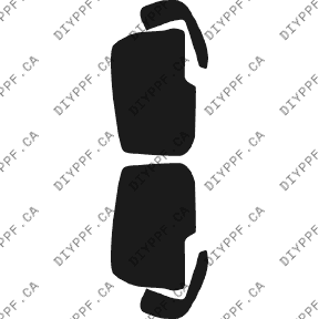 Mirrors 2003-2011 Lincoln Town Car 11-03 4D Sdn PPF